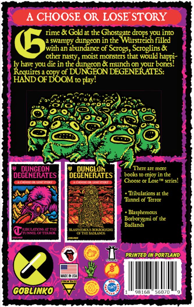 Dungeon Degenerates: Grime & Gold at the Ghostgate (anglais)
