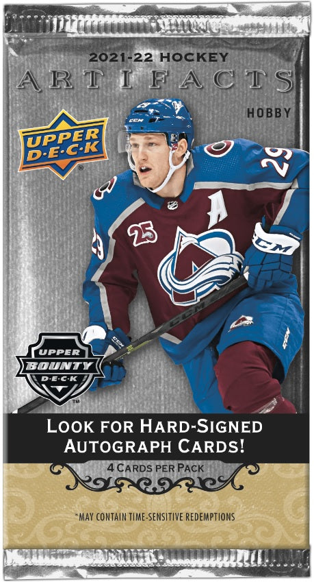2021-22 Hockey - Upper Deck Artifacts - Paquet - Hobby (anglais)