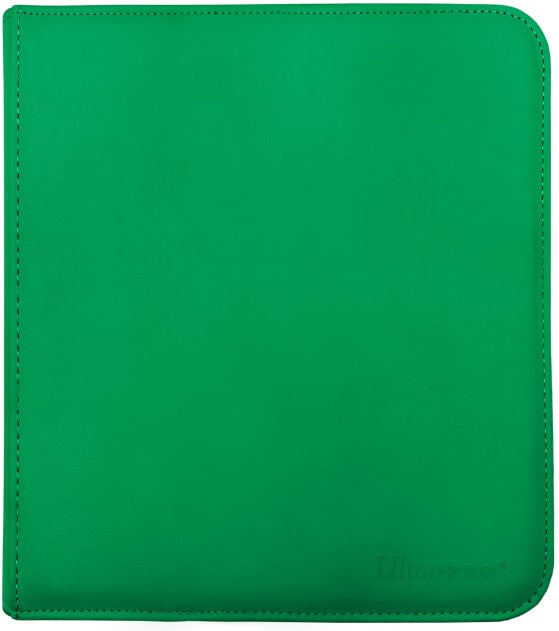 Ultra PRO: 12-Pochettes Cartable Pro à Zip - Vert