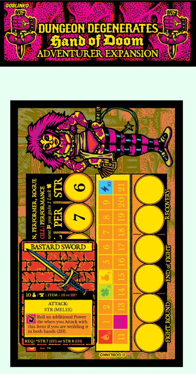 Dungeon Degenerates: Adventures Expansion (anglais)