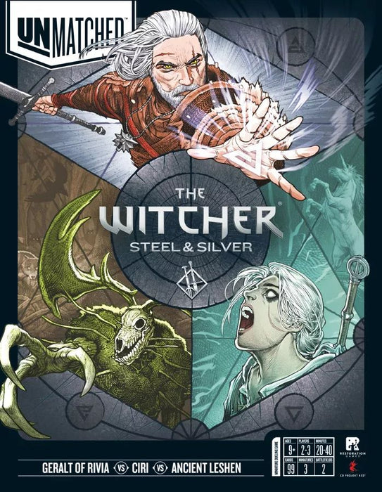 Unmatched: The Witcher - Steel and Silver (anglais)