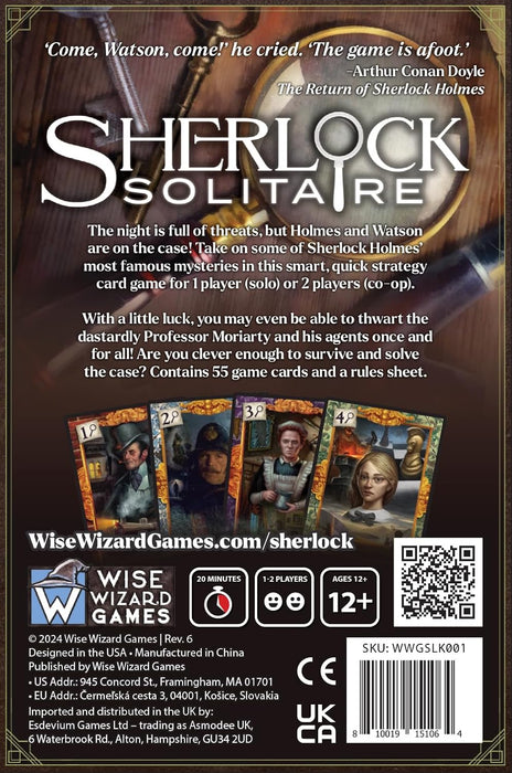Sherlock Solitaire (anglais)