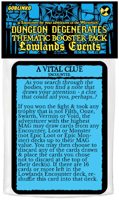 Dungeon Degenerates: Lowlands Events (anglais)