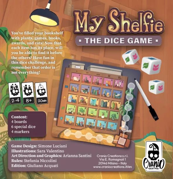 My Shelfie: The Dice Game (anglais)