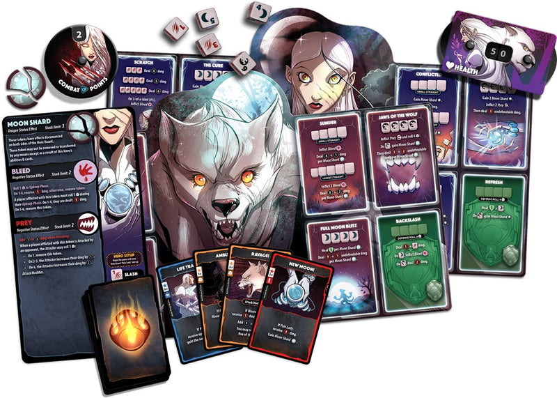 Dice Throne : Pale Lady - Hero Pack (anglais)