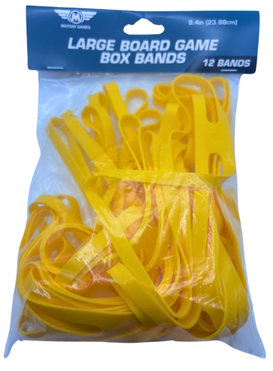 Élastique pour Boîte de Jeux: Large (Paquet de 12)