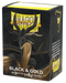 Protecteurs de cartes: Dragon Shield 100ct - Black & Gold (Dual Matte)