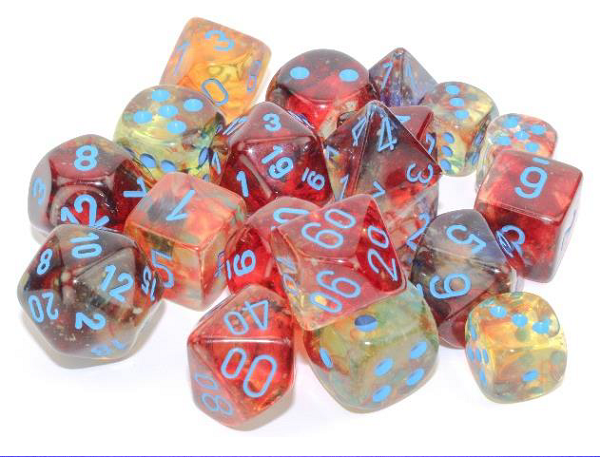 D6 Nebula: Primary with blue figures (Pack of 12)