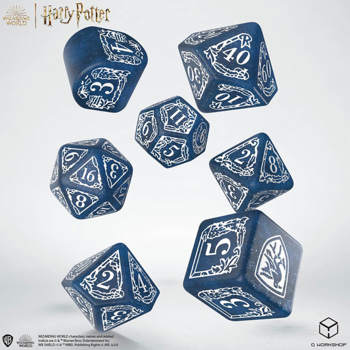 Harry Potter Serdaigle Modern Dice - Bleu (Ensemble de 7 dés)