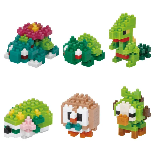 Nanoblock: Pokémon - Mininamo Type Herbe Set 1 (multilingue)