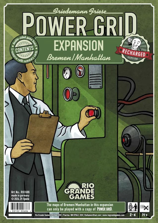 Power Grid: Bremen/Manhattan (anglais)