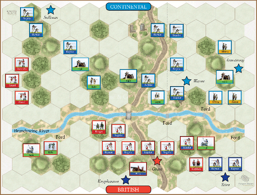 Commands & Colors Tricorne: The American Revolution War Expansion - Kit 1 The French & More (anglais)