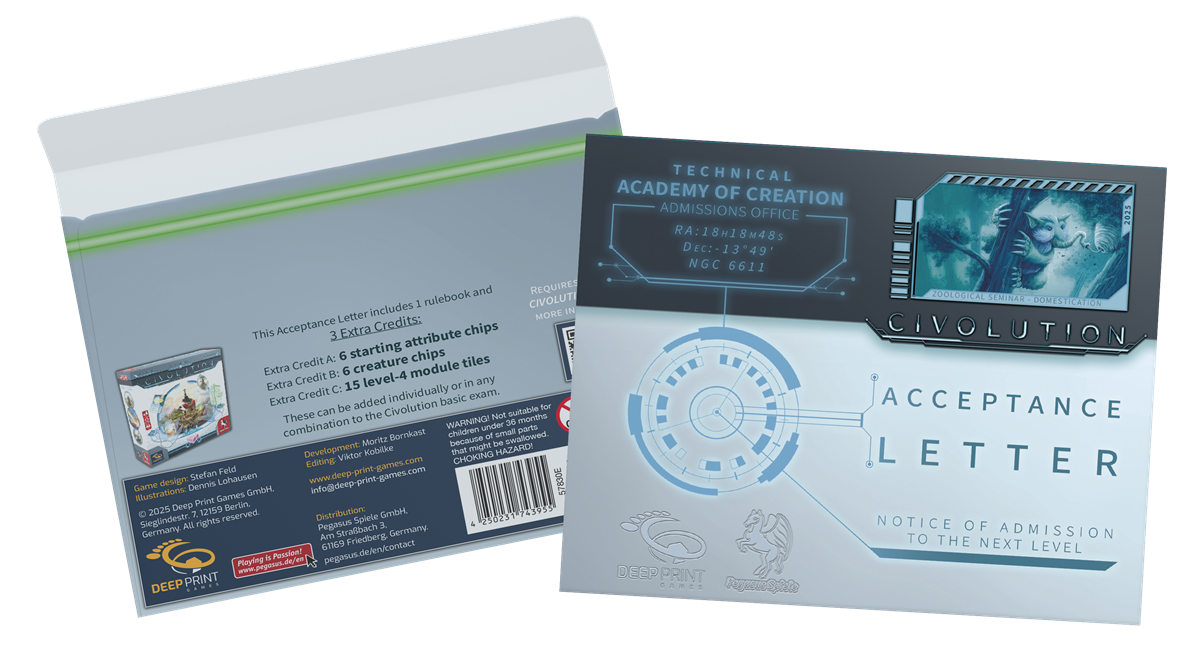 Civolution: Acceptance Letter (anglais) [Précommande] ***Q1 2026***