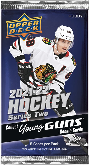 2021-22 Hockey - Upper Deck Series 2 - Paquet - Hobby
