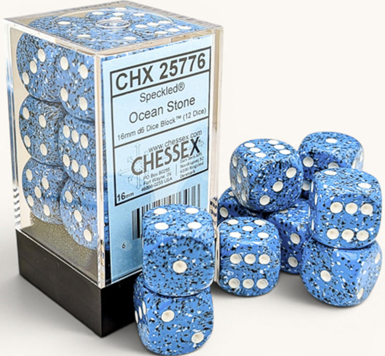Speckled: Set de 12 dés 6 - Ocean Stone