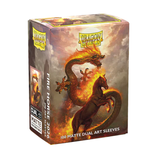 Protecteurs de cartes: Dragon Shield Standard 100ct - Cheval de Feu (Dual Matte)