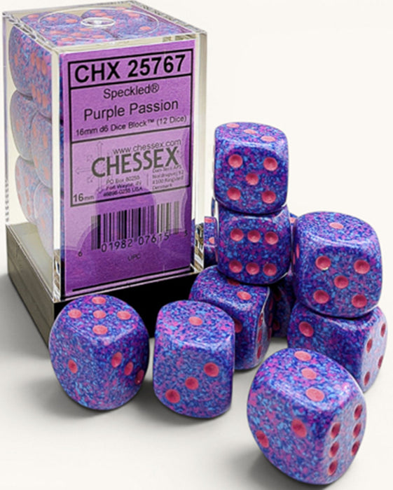 Speckled: Set de 12 dés 6 - Purple Passion