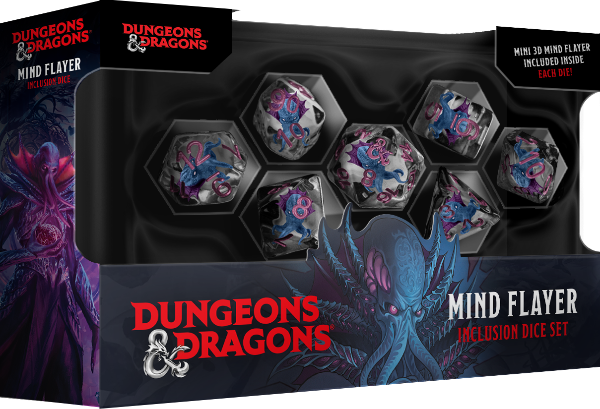 DnD: Mind Flayer - Resin Dice Set