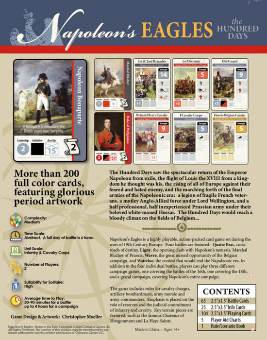 Napoleon's Eagle 2: The Hundred Days - The Waterloo Campaign (anglais)