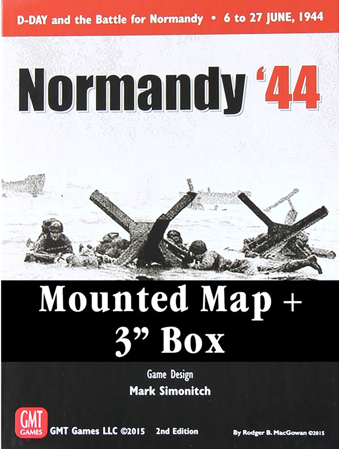 Normandy '44: Mounted Map + 3'' Box (anglais)