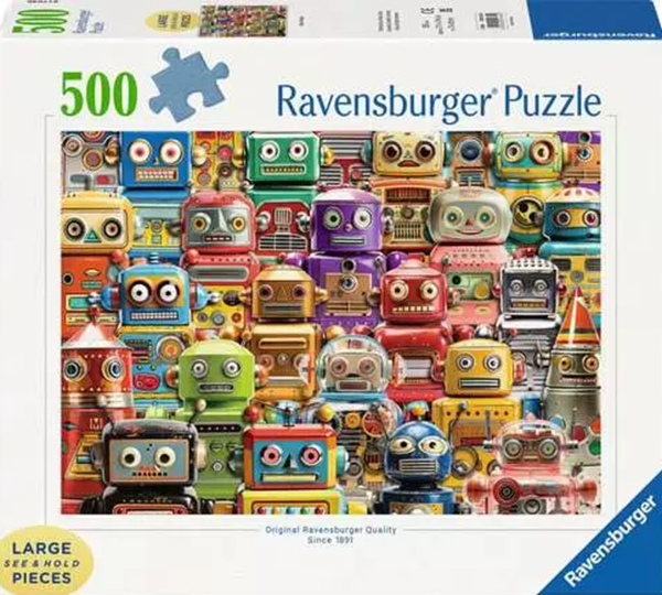 Retro Robots - 500 pièces