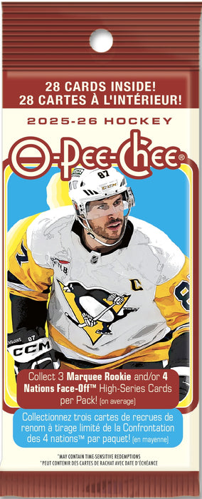 2025-26 Hockey - Upper Deck O-Pee-Chee - Fat Pack - Retail (anglais)