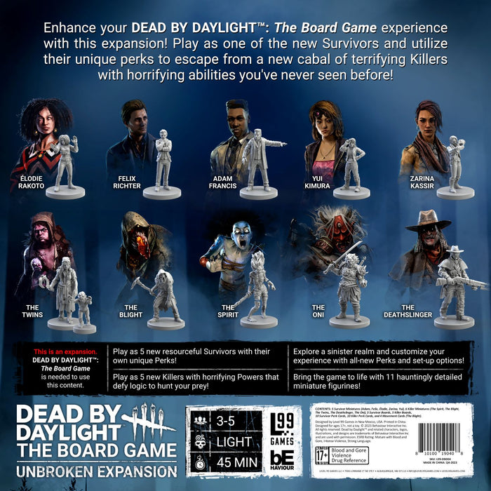 Dead by Daylight: The Board Game - Unbroken Expansion (anglais)