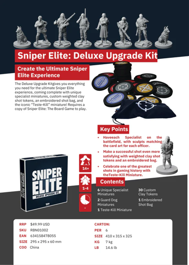 Sniper Elite: Deluxe Upgrade Kit (anglais)