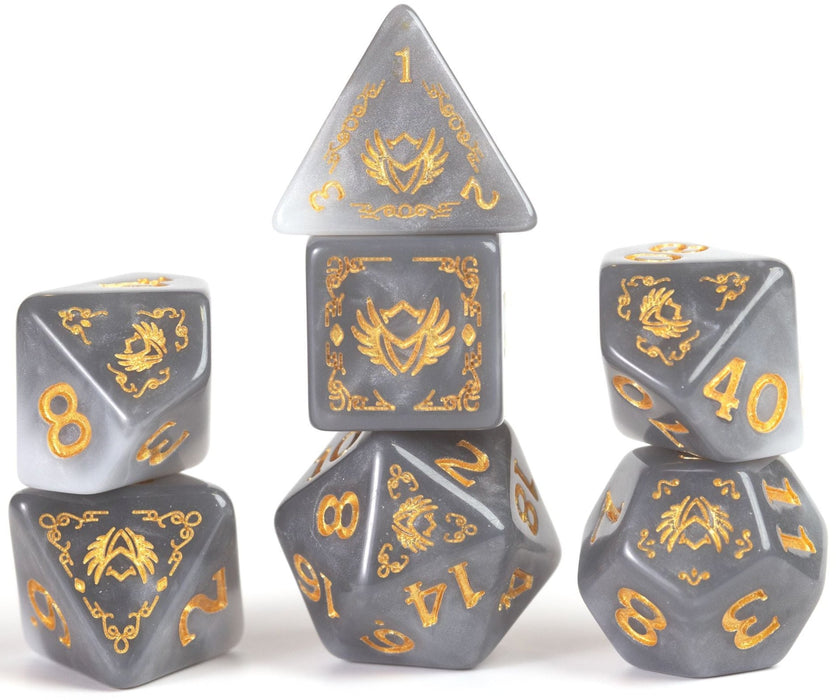 D&D Adventure Dice Paladin: White/Grey