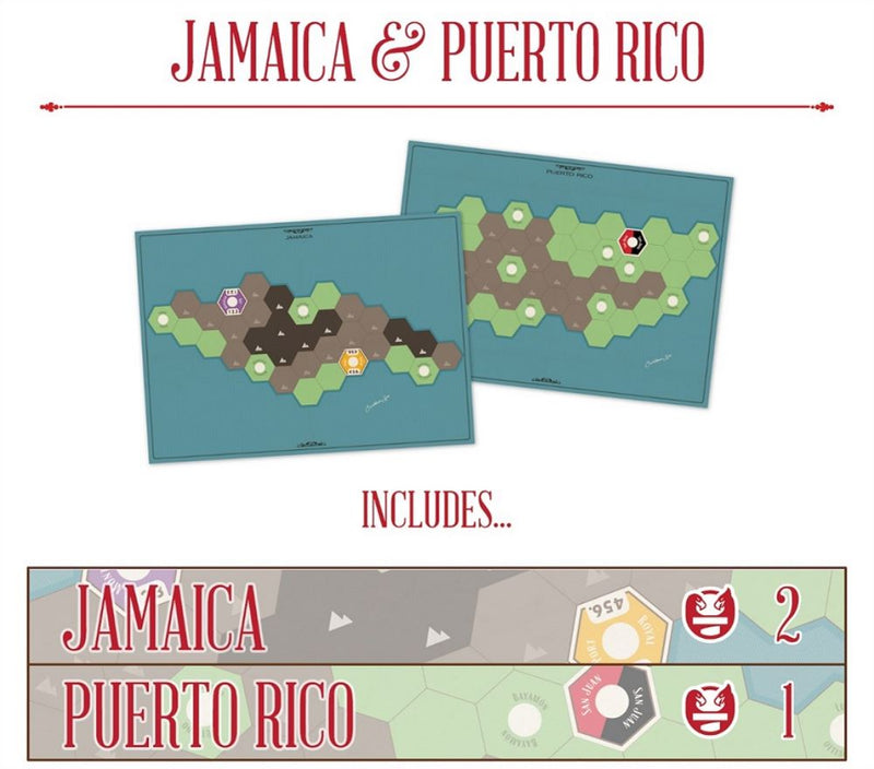 Age of Steam Deluxe: Jamaica & Puerto Rico (English)