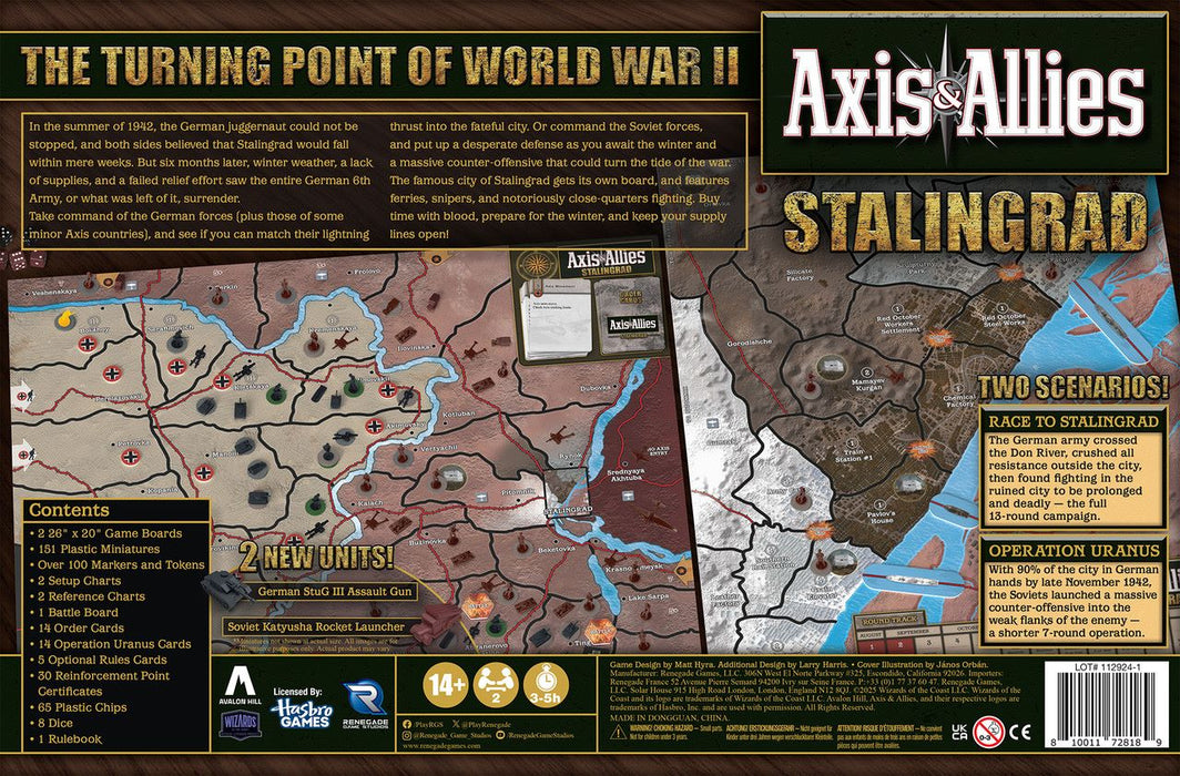Axis & Allies: Stalingrad (anglais)