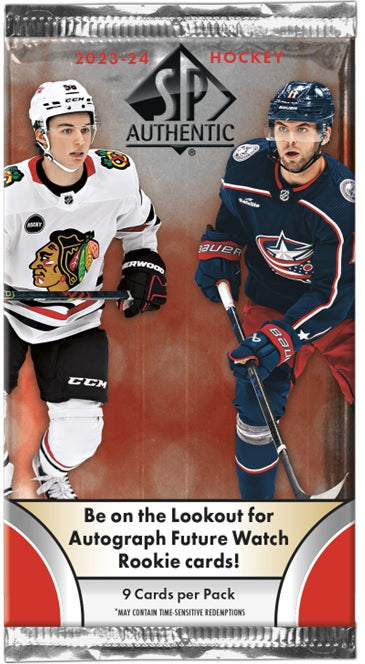 2023-24 Hockey - Upper Deck SP Authentic - Booster - Hobby (anglais)