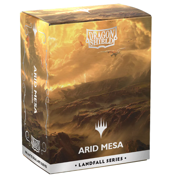 Protecteurs de cartes: Dragon Shield Standard 100ct - MTG Landfall Series - Arid Mesa