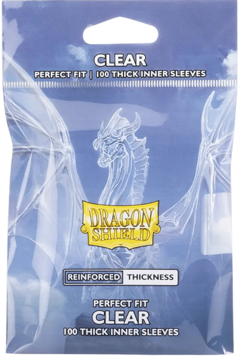 Protecteurs de cartes: Dragon Shield Perfect Fit 100ct - Clear
