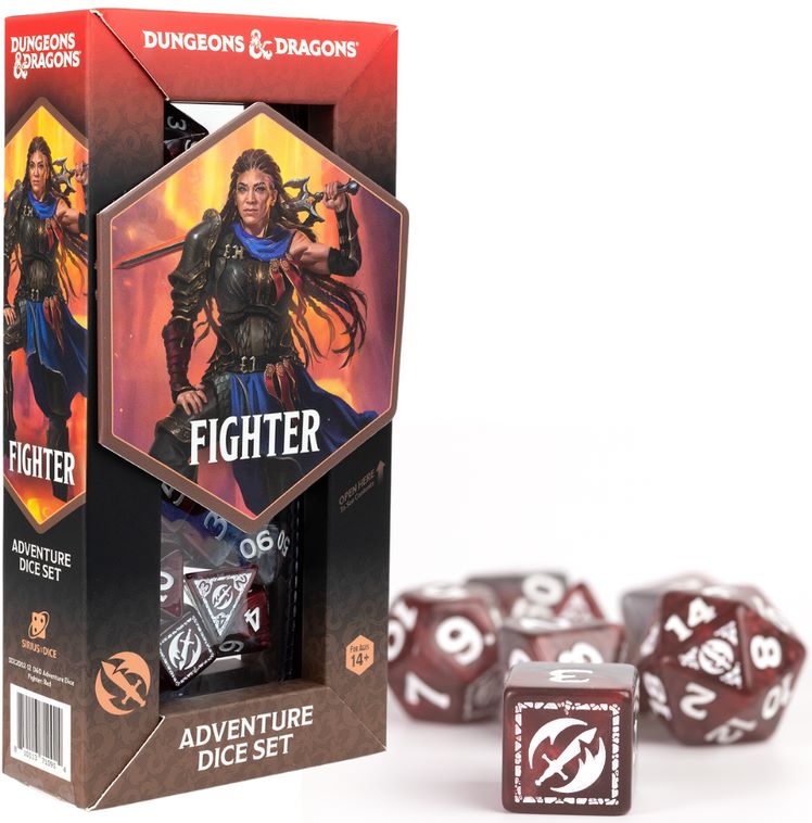 D&D Adventure Dice Fighter: Red