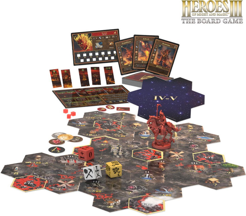 Heroes of Might & Magic III: The Board Game - Inferno Expansion (anglais) ***Boîte avec dommages mineurs***