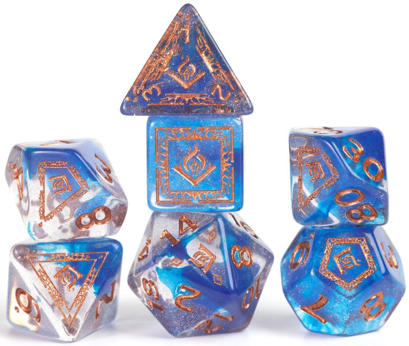 D&D Adventure Dice Wizard: Blue