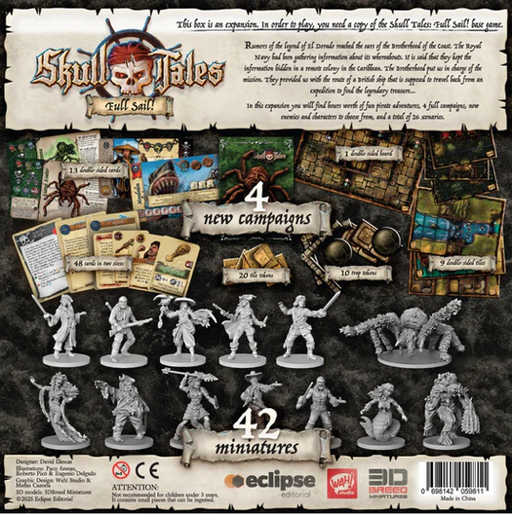 Skull Tales: Full Sail! – Legends of the Caribbean - Mega-Expansion (anglais)