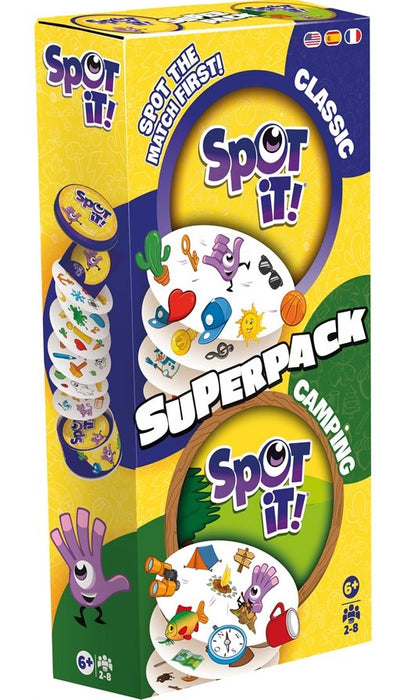 Spot it! - Super Pack Classic et Camping (multilingue)