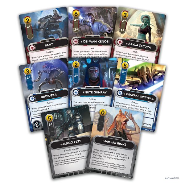 Star Wars: The Deck-Building Game - Clone Wars (English)