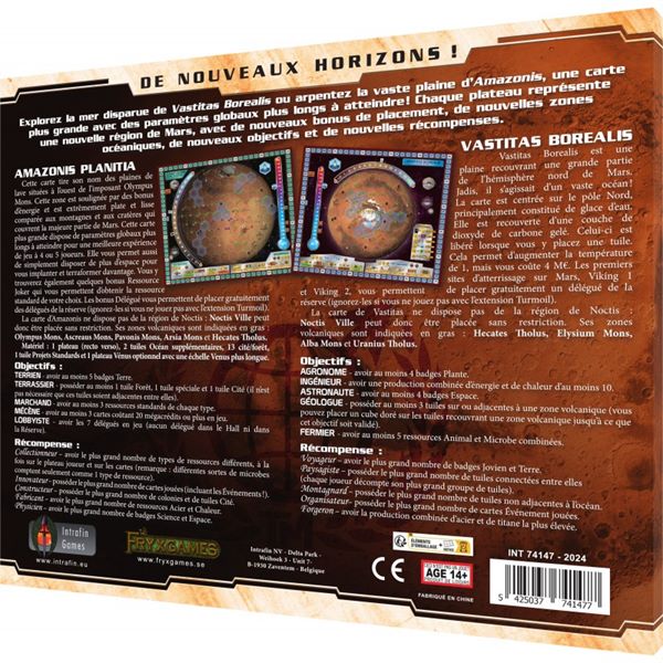 Terraforming Mars: Amazonis and Vastitas (French)