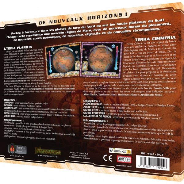 Terraforming Mars : Utopia et Cimmeria (français)