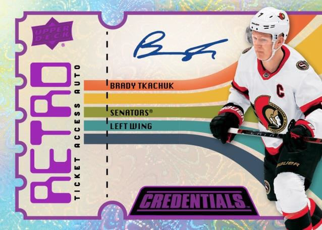 2022-23 Hockey - Upper Deck Credentials - Boîte - Hobby (anglais)