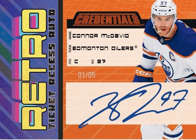 2023-24 Hockey - Upper Deck Credentials - Boîte - Hobby (anglais)