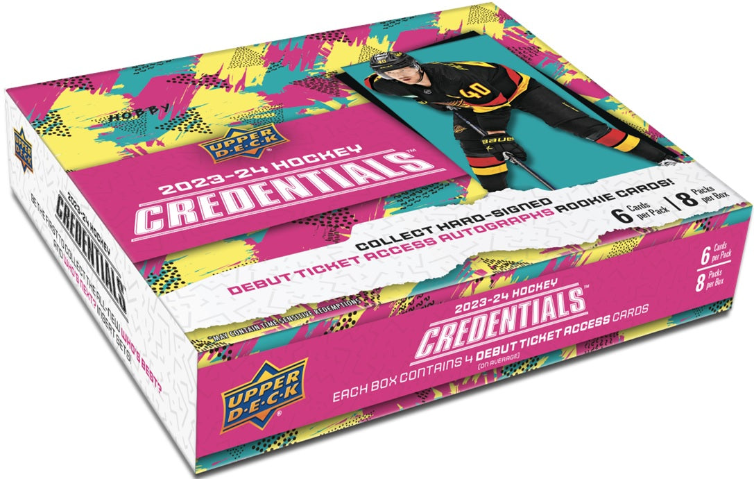 2023-24 Hockey - Upper deck Credentials - Box - Hobby (English)