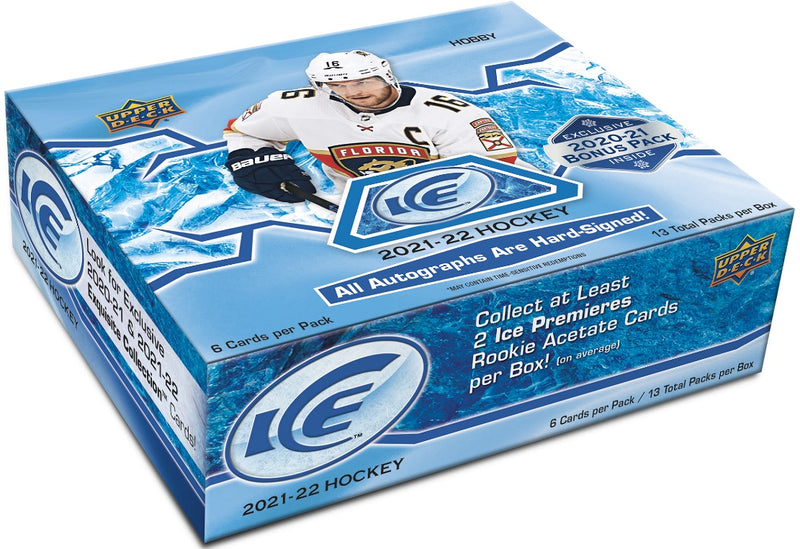 2021-22 Hockey - Upper Deck ICE - Boîte - Hobby (anglais)
