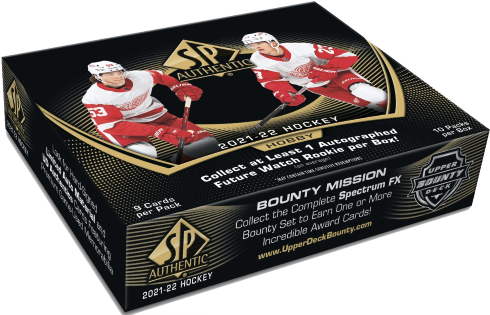 2021-22 Hockey - Upper Deck SP Authentic - Boîte - Hobby (anglais)