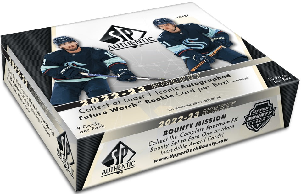 2022-23 Hockey - Upper Deck SP Authentic - Boîte - Hobby (anglais)