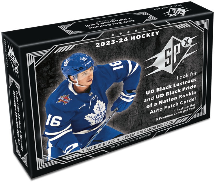 2023-24 Hockey - Upper Deck SPx - Boîte - Hobby (anglais)