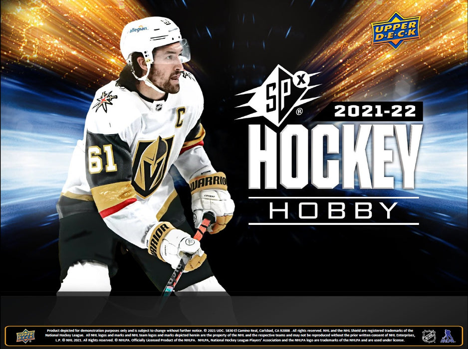 2021-22 Hockey - Upper Deck SPx - Boîte - Hobby (anglais)